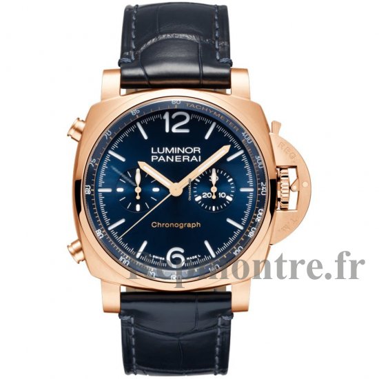 Replique Panerai Luminor Chrono Goldtech Blu Notte PAM01111 - Cliquez sur l'image pour la fermer