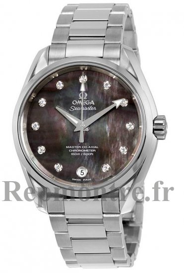 Réplique Omega Seamaster Aqua Terra Noir Mere de perle Diamant Cadran 231.10.39.21.57.001 - Cliquez sur l'image pour la fermer