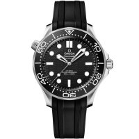 Omega Seamaster Diver 300M No-Date Master Co-Axial 42 Acier inoxydable Caoutchouc noir 210.32.42.20.01.003