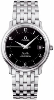 Réplique Omega De Ville Prestige Automatique Chronometer hommes Montre 4500.50.00