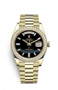 Copie de Rolex Day-Date 40 18 ct Jaune Or M228348RBR-0039