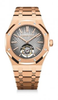 Replique Audemars Piguet Royal Oak Self-Winding Flying Tourbillon Pink Gold 26530OR.OO.1220OR.01