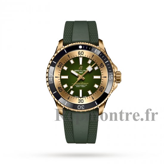 Breitling Superocean Automatique 42 Bronze Bracelet En Caoutchouc Replique Montre N17375201L1S1 - Cliquez sur l'image pour la fermer