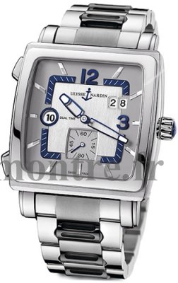 Réplique Ulysse Nardin Quadrato Dual Time Argent Cadran 42mm 243-92-7M/601 - Cliquez sur l'image pour la fermer