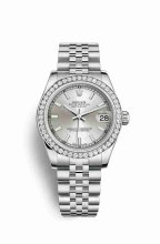 Réplique montre Rolex Datejust 31 Blanc Roles en blanc 178384 m178384-0051