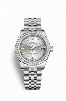 Réplique montre Rolex Datejust 31 Blanc Roles en blanc 178384 m178384-0051