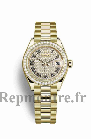 Réplique montre Rolex Datejust 28 jaune 18 ct 279138RBR Cadran de m279138rbr-0029 - Cliquez sur l'image pour la fermer