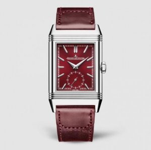 Replique Jaeger-LeCoultre Reverso Tribute Petit Seconds Acier inoxydable Rouge Dial 397846J