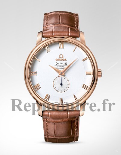 Réplique Omega De Ville Prestige Small Seconds 18K Rose Or hommes Montre 4614.20.02 - Cliquez sur l'image pour la fermer