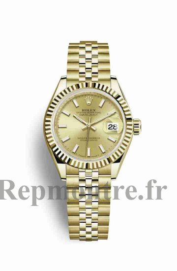 Réplique montre Rolex Datejust 28 jaune 18 ct 279178 m279178-0003 - Cliquez sur l'image pour la fermer