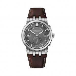 Replique A. Lange & Sohne Odysseus Blanc Or / Gris / Cuir 363.038