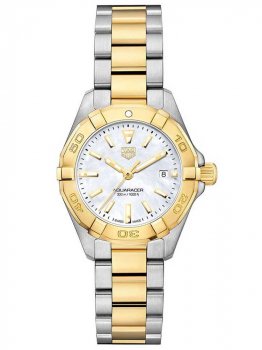 Copie-Réplique-Imiter de Tag Heuer Aquaracer blanc mere de nacre cadran dames WBD1420.BB0321