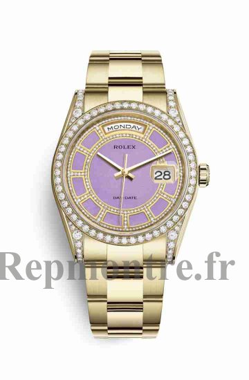 Réplique montre Rolex Day-Date 36 jaune 18 ct sertissage 118388 m118388-0158 - Cliquez sur l'image pour la fermer