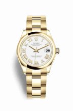 Réplique montre Rolex Datejust 31 jaune 18 ct 278248 m278248-0019
