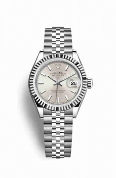 Réplique montre Rolex Datejust 28 Blanc Role en blanc 279174 m279174-0005