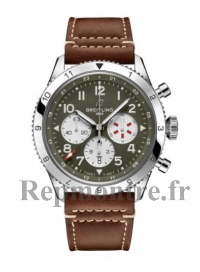 Copie de Breitling Super AVI B04 Chronographe GMT 46 Curtiss Warhawk AB04452A1L1X1 - Cliquez sur l'image pour la fermer