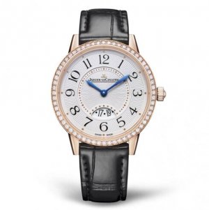 Replique Montre Jaeger-LeCoultre Rendez-Vous Date Moyen Quartz Or rose Diamants 3472530