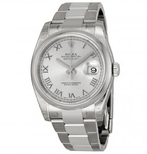 Réplique Rolex Datejust 36 Rhodium Cadran Inoxydable Acier Oyster 116200RRO