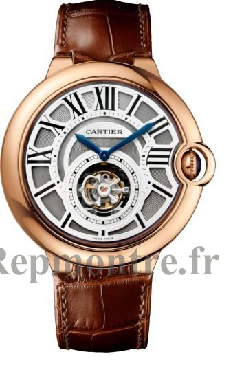 Cartier Ballon de Bleu Flying Tourbillon Montre Réplique hommes W6920001 - Cliquez sur l'image pour la fermer