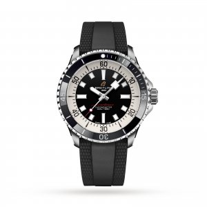 Breitling Superocean Automatique 42 Bracelet en caoutchouc en acier inoxydable Replique montre A17375211B1S1