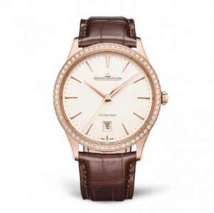 Replique Montre Jaeger-LeCoultre Master Ultra Thin Date Rouge Or Diamants 1232501