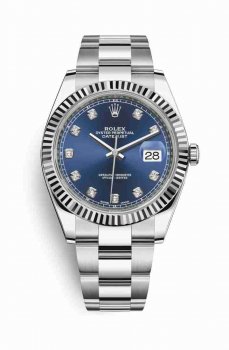 Réplique montre Rolex Datejust 41 blanc Roles blanc 126334 m126334-0015