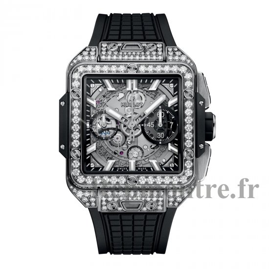 Hublot Square Bang Unico Pave de Titane 42 mm 821.NX.0170.RX.1604 - Cliquez sur l'image pour la fermer