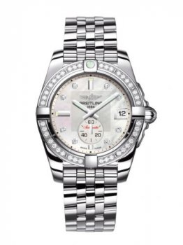 AAA Réplique Montre Breitling Galactic 36 Automatique Chronometer diamant Dial & Bezel A3733053/A717-376A