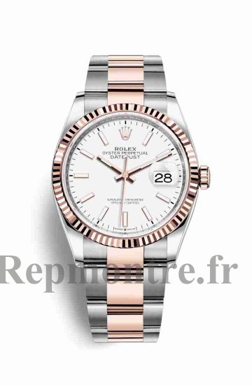 Réplique montre Rolex Datejust 36 Everose Roles 18 ct Everose 126231 m126231-0018 - Cliquez sur l'image pour la fermer