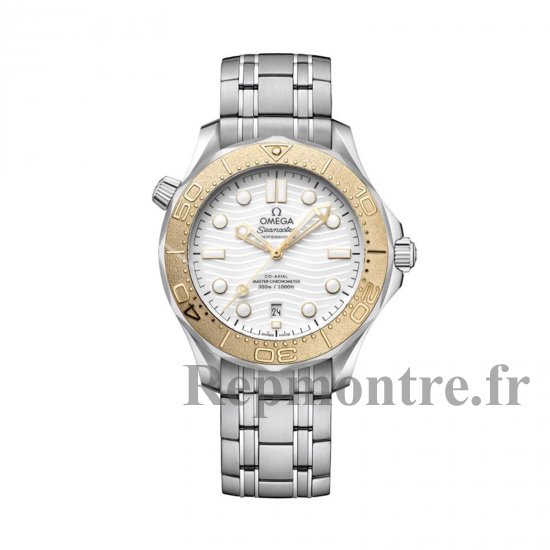 Omega Seamaster Diver 300m Co-Axial Master Chronometer Paris 2024 42mm Replique montre homme Blanc O52221422004001 - Cliquez sur l'image pour la fermer