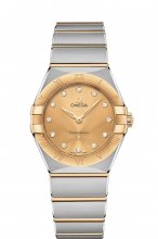 qualite superieure Réplique OMEGA Constellation Acier or jaune diamants 131.20.28.60.58.001