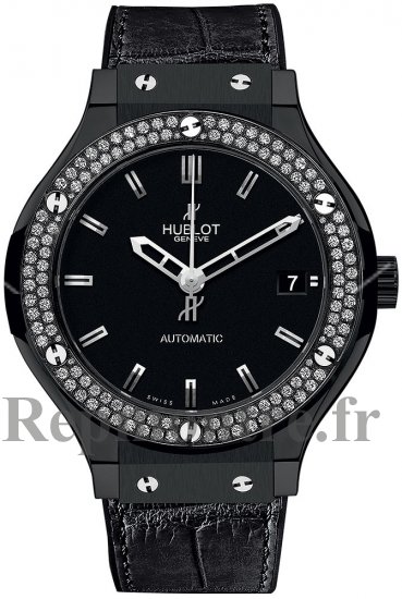 Hublot Classic Fusion black Magic Diamants 565.CM.1170.LR.1104 - Cliquez sur l'image pour la fermer