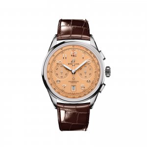 Breitling Premier B01 Chronographe 42 mm Copie montre pour homme Cuivre AB0145331K1P1