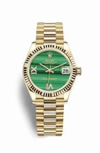 Réplique montre Rolex Datejust 31 jaune 18 ct 278278 m278278-0004