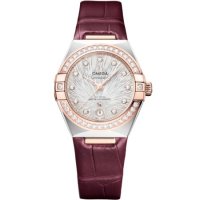 Omega Constellation Manhattan 29 Co-Axial Master Chronometer Acier inoxydable Or Sedna Cadran diamant 131.28.29.20.52.001