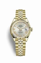 Réplique montre Rolex Datejust 28 jaune 18 ct 279178 m279178-0021