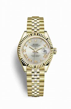 Réplique montre Rolex Datejust 28 jaune 18 ct 279178 m279178-0021