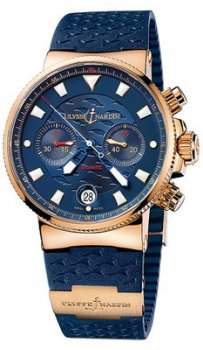 Réplique Ulysse Nardin sello azul Maxi Marine cronografo 356-68LE-3