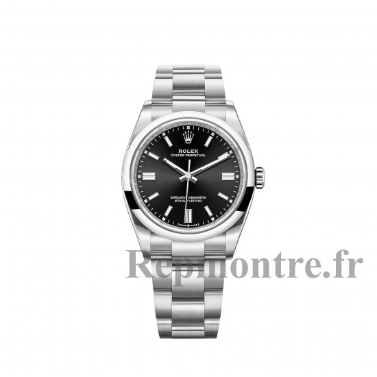 Copie Rolex Oyster Perpetual 36 Bracelet Oyster a cadran noir brillant m126000-0002 - Cliquez sur l'image pour la fermer