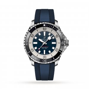 Breitling Superocean Automatique 44 Bracelet en caoutchouc en acier inoxydable Replique montre A17376211C1S1