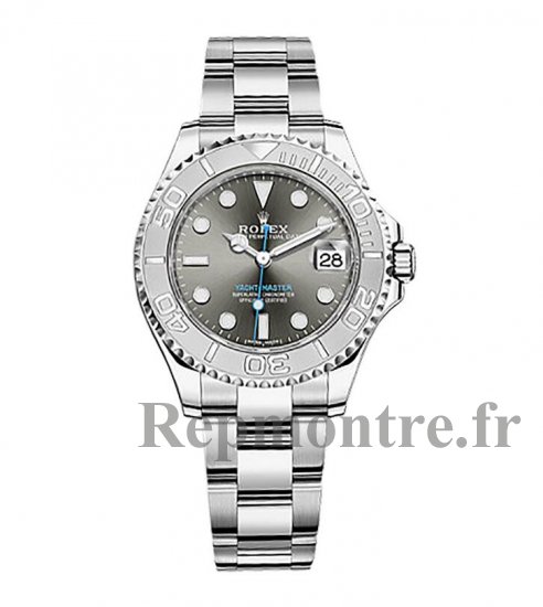 Réplique Rolex Yacht-Master Rhodium Cadran Acier et Platine Oyster Midsize 268622RSO - Cliquez sur l'image pour la fermer