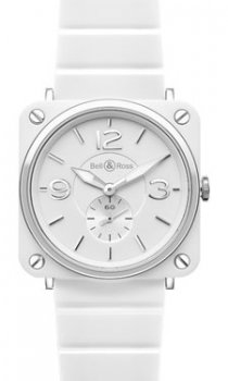 Réplique Bell & Ross BR-S blanc Ceramic Bracelet