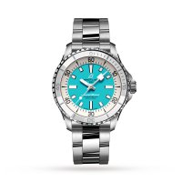 Breitling Superocean Automatique 36 Acier inoxydable Turquoise Replique montre A17377211C1A1