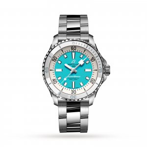 Breitling Superocean Automatique 36 Acier inoxydable Turquoise Replique montre A17377211C1A1