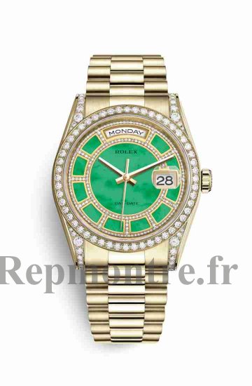 Réplique montre Rolex Day-Date 36 jaune 18 ct en semble de cosses 118388 m118388-0157 - Cliquez sur l'image pour la fermer