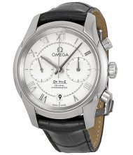 Réplique Omega De Ville Blanc Cadran Chronographe Noir Cuir 431.13.42.51.02.001