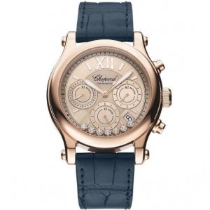 Replique Chopard Happy Sport Chrono Or Diamants Automatique 40 mm 274653-5001