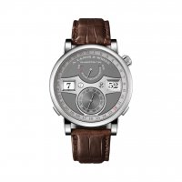 Replique Montre A. LANGE & Sohne ZEITWERK DATE 18 carats Blanc Or 148.038