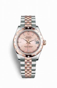 Réplique montre Rolex Datejust 31 Everose Roles 18 ct Everose 178341 m178341-0023