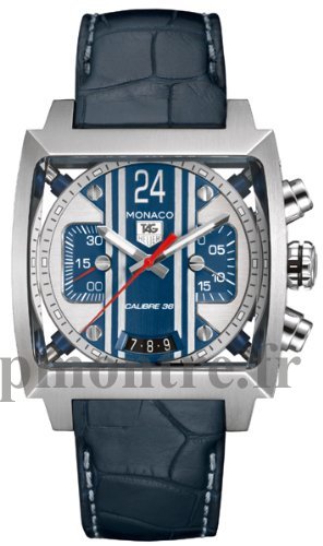 Réplique Tag Heuer Monaco 24 Calibre 36 Automatique Chronographe 40.5 mm CAL5111.FC6299 - Cliquez sur l'image pour la fermer